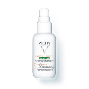 Vichy Capital Soleil UV-Clear Mattifying Sun Protection SPF50+ with Salicylic Acid for Blemish-Prone Skin 40ml bottle