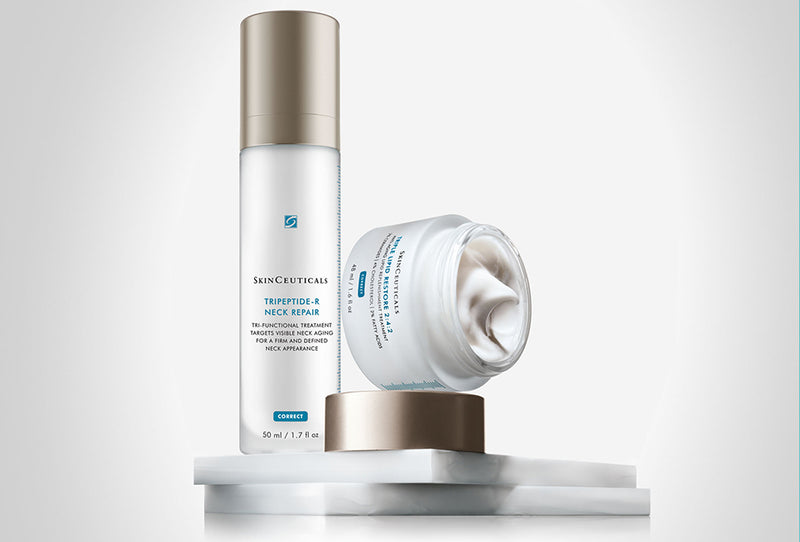 Use These Two SkinCeuticals Products To Combat Neck Ageing