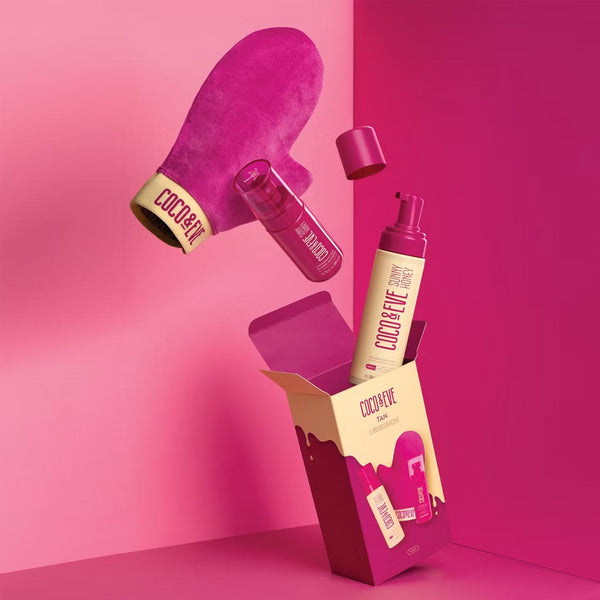 Coco and Eve vegan haircare and self tanning products for healthier-looking hair, glowing skin and a natural-looking tan