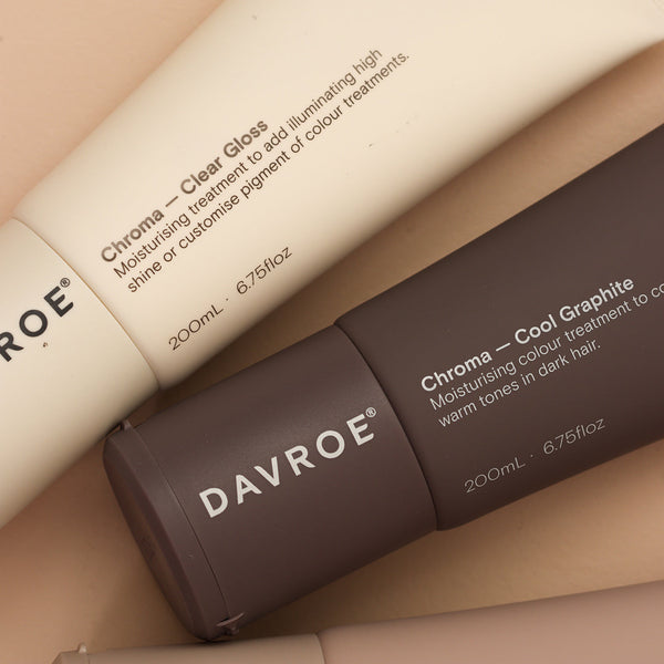 Davroe professional vegan Australian haircare with shampoo, conditioner, treatments and styling products.