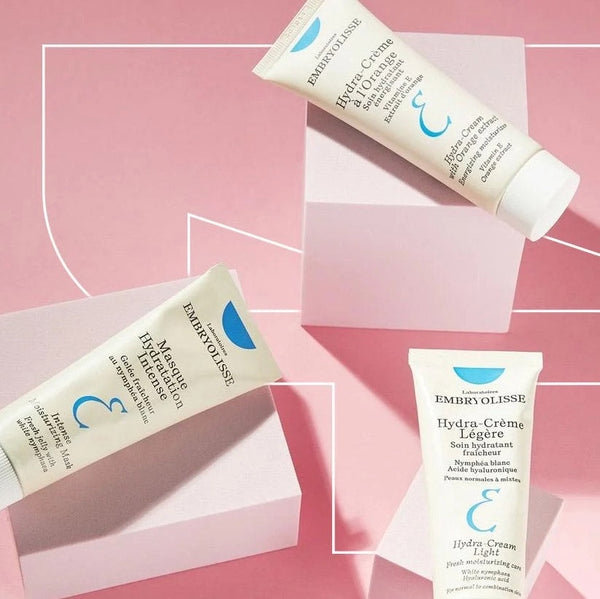 Embryolisse French pharmacy skincare products for dry, sensitive, and dehydrated skin