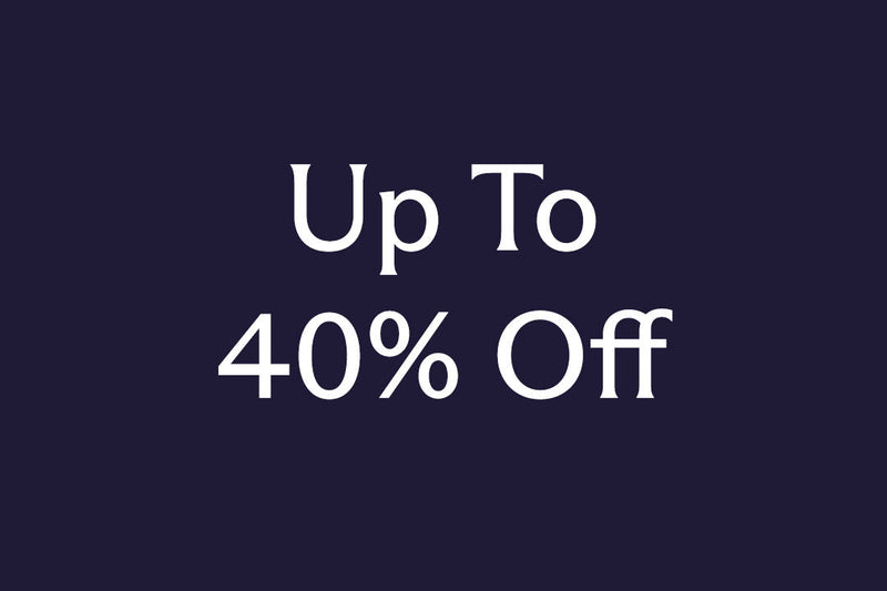 Up to 40% off
