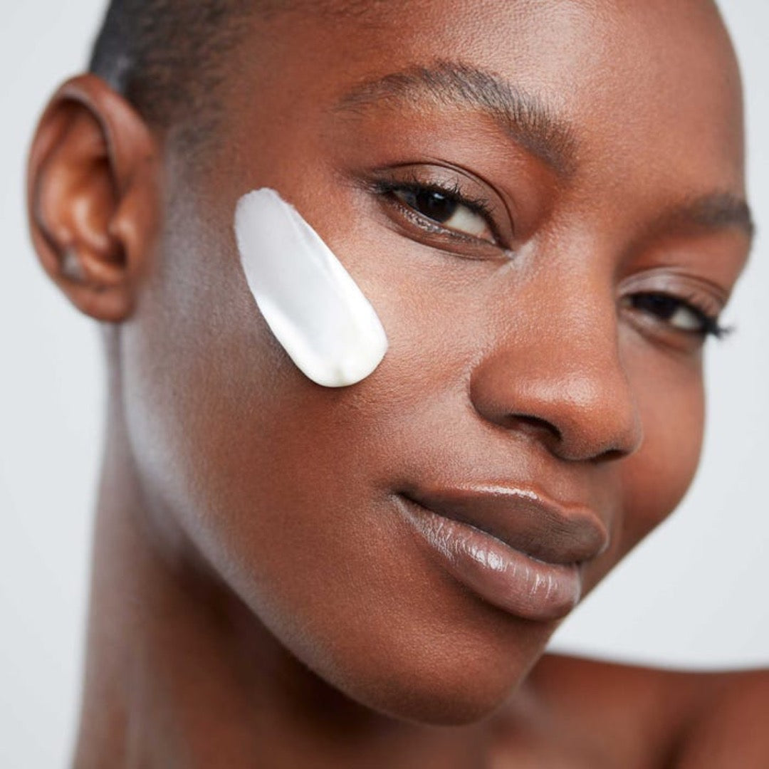 Elemis Pro-Collagen Marine Cream applied to face
