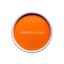 The orange lid of Advanced Nutrition Programme showing "Vitamin C Plus" written on it