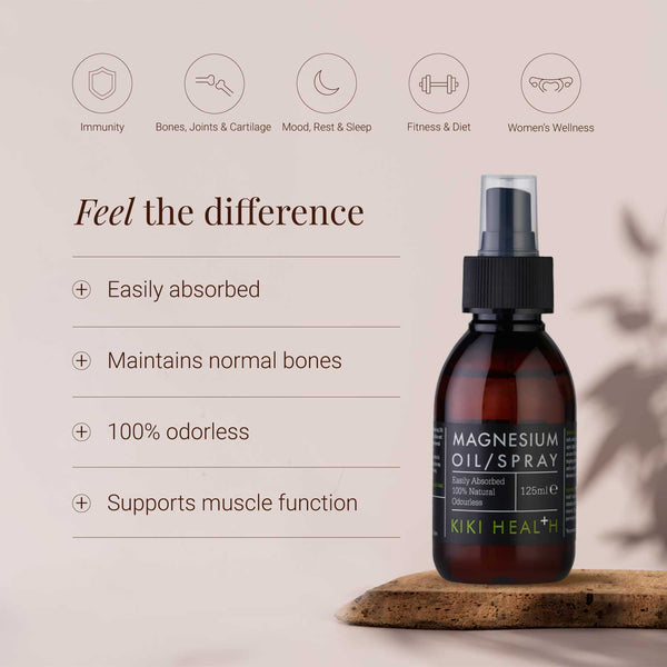KIKI Health Magnesium Oil Spray 125ml