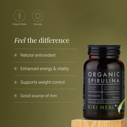 KIKI Health Organic Spirulina 200 Tablets