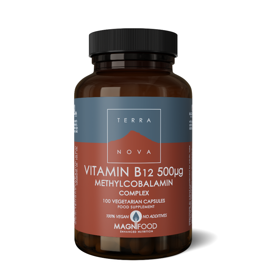 Terranova Vitamin B12 500ug Complex (Methylcobalamin) 100 Capsules