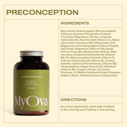 MyOva Preconception 120 Tablets