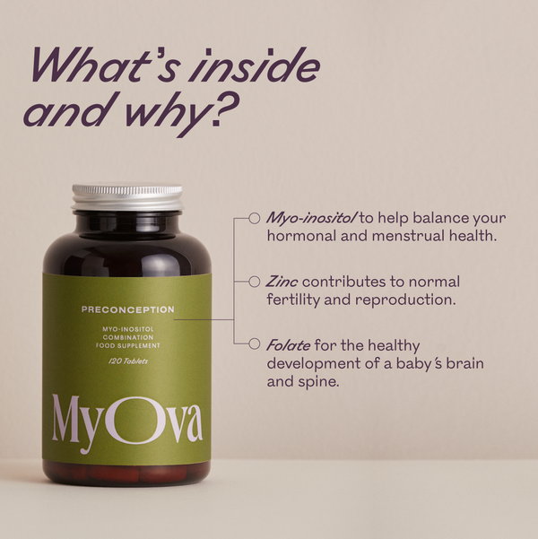 MyOva Preconception 120 Tablets