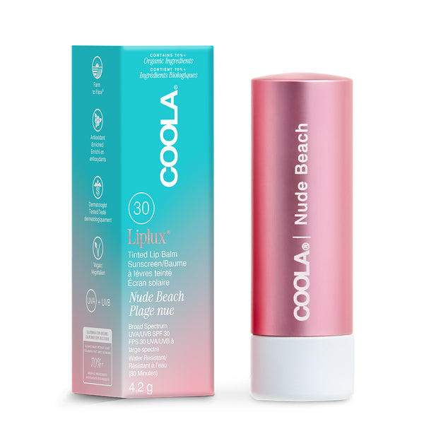 COOLA Mineral Liplux SPF30 Nude Beach