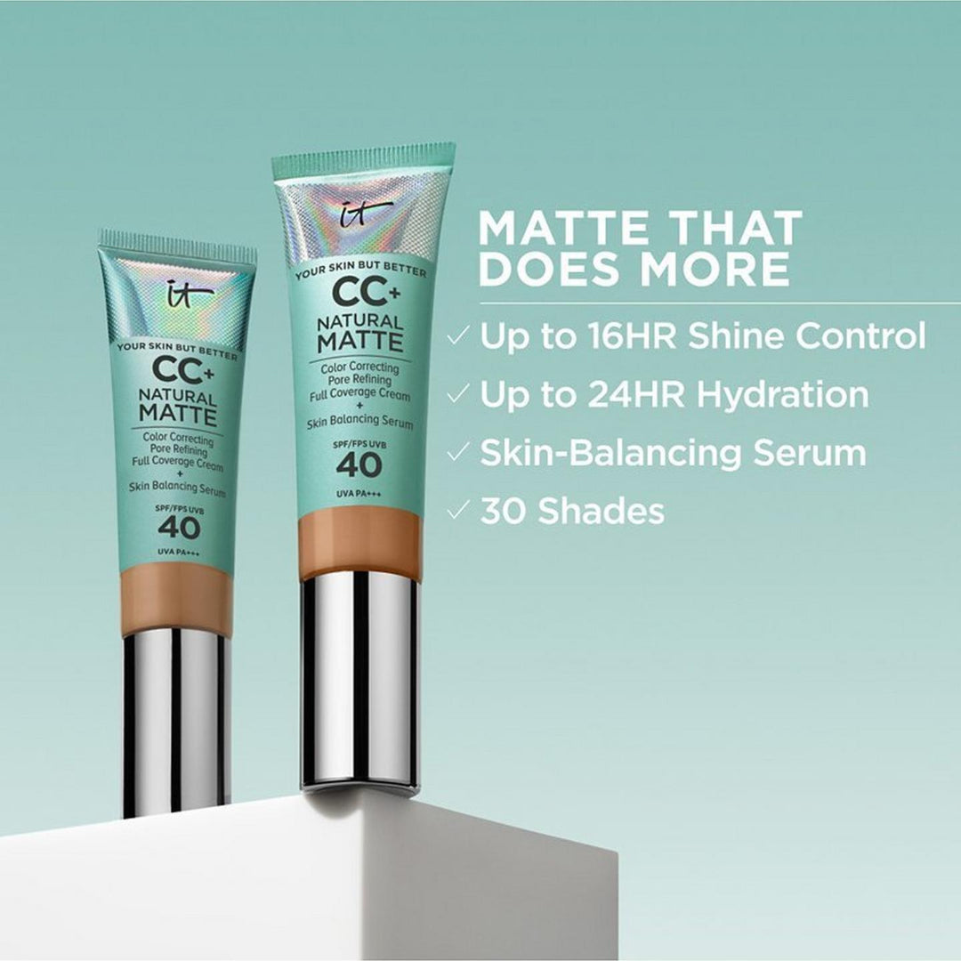 iT Cosmetics Your Skin But Better CC+ Natural Matte with SPF 40 32ml
