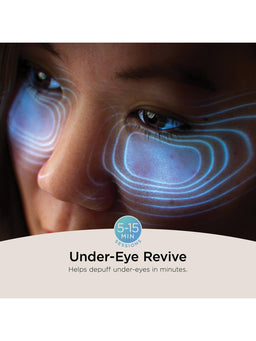 Shark CryoGlow Under-Eye Cooling & LED Anti-Ageing & Blemish Repair Mask With Recharging Stand in Blue