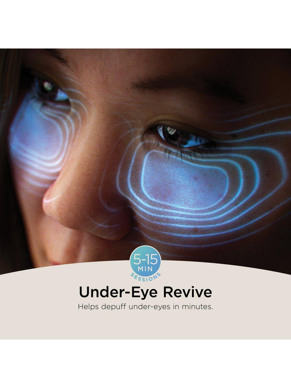 Shark CryoGlow Under-Eye Cooling & LED Anti-Ageing & Blemish Repair Mask With Recharging Stand in Blue