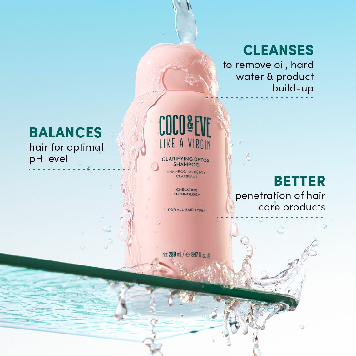Coco & Eve Clarifying Detox Shampoo | Face the Future