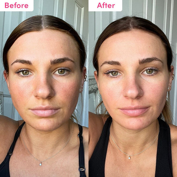 Coco & Eve Seed Oil Cleanser before and after