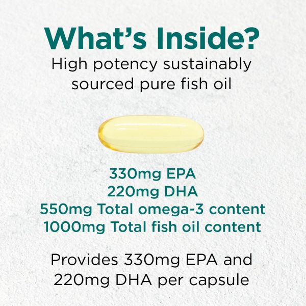 Cytoplan Fish Oil: High Potency Omega 3 60 Capsules