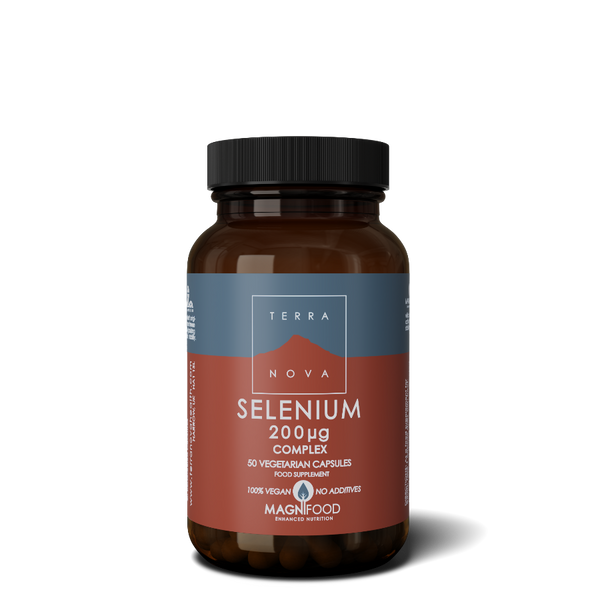 Terranova Selenium 200ug Complex 50 Capsules