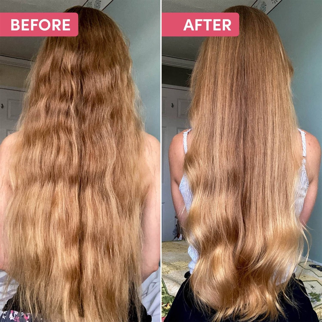 Coco & Eve Clarifying Detox Shampoo before and after