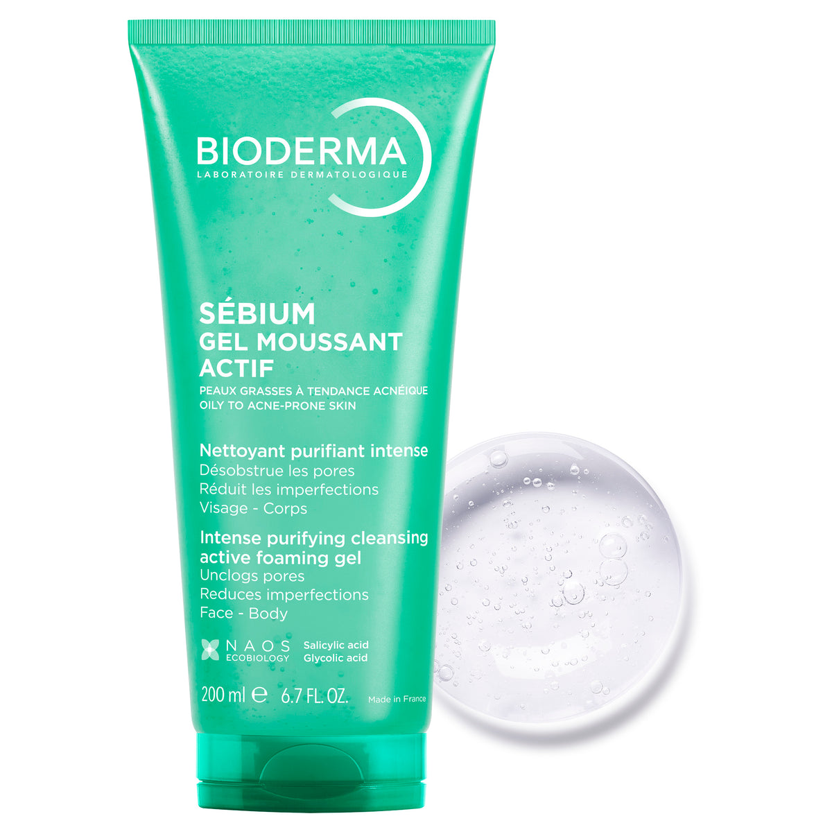 Bioderma Sébium Active Purifying Foaming Gel Oily to Acne-Prone Skin