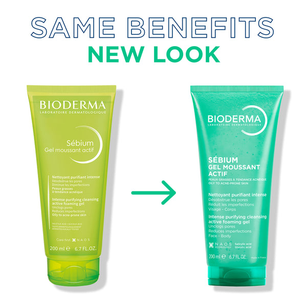 Bioderma Sébium Active Purifying Foaming Gel Oily to Acne-Prone Skin