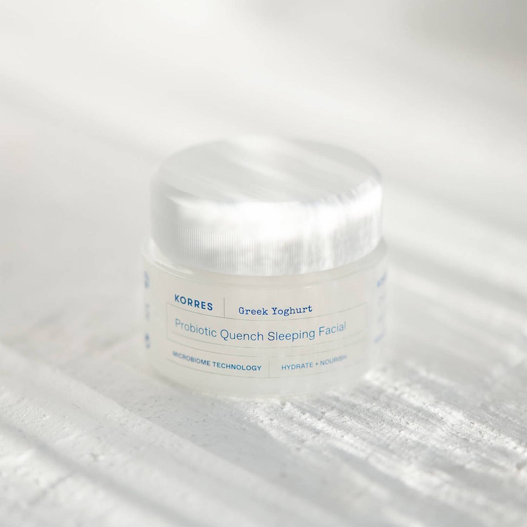 KORRES Greek Yoghurt Probiotic Quench Sleeping Facial on a white background