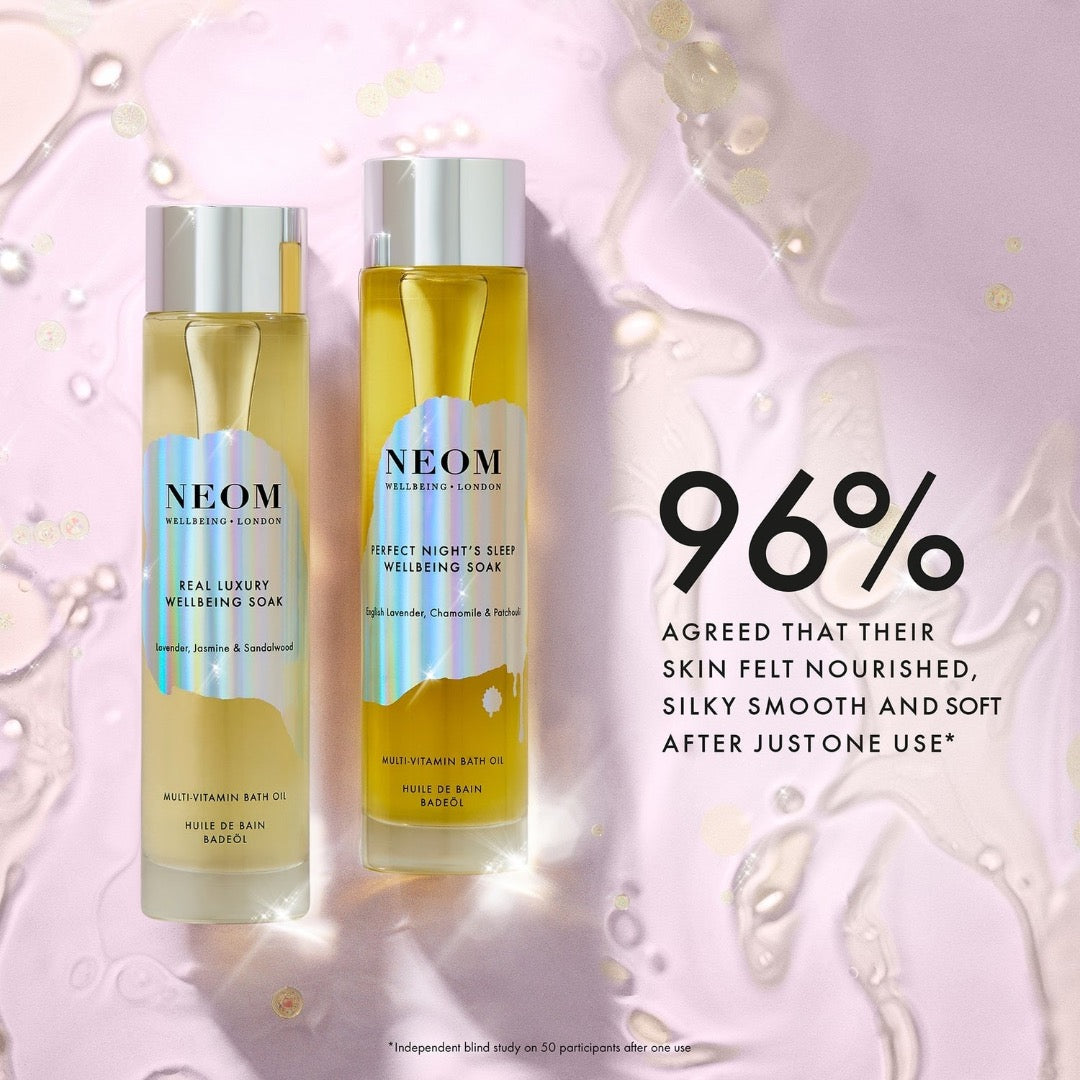 NEOM Real Luxury Wellbeing Soak Multi-Vitamin Bath Oil 100ml