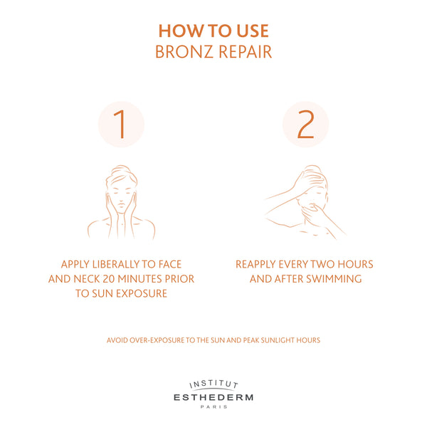 Institut Esthederm Bronz Repair Face Cream Strong Sun