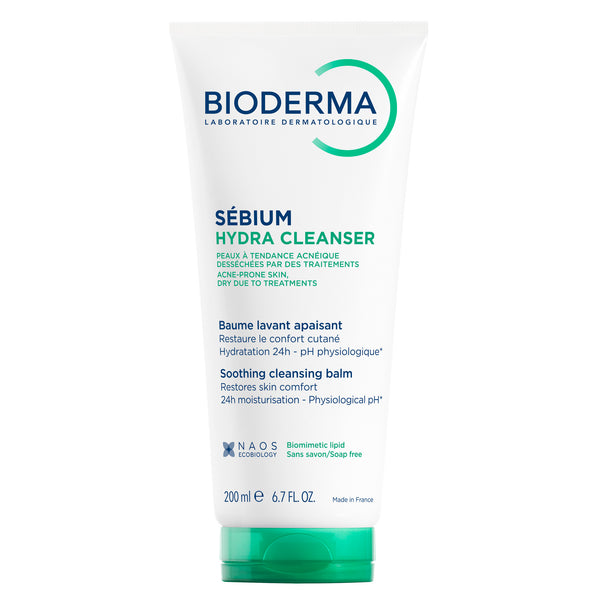 Bioderma Sebium Hydra Cleanser Gentle & Nourishing Face Wash for Dry and Sensitive Acne-prone skin 200ml