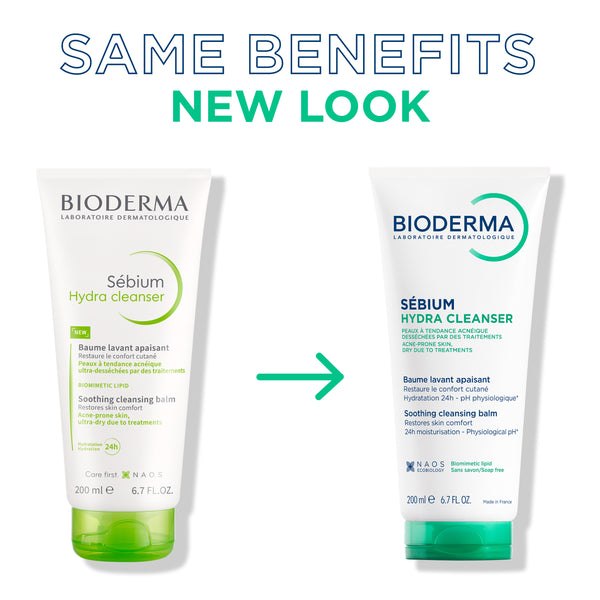 Bioderma Sebium Hydra Cleanser Gentle & Nourishing Face Wash for Dry and Sensitive Acne-prone skin 200ml