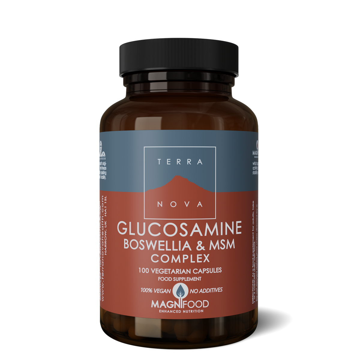 Terranova Glucosamine, Boswellia & MSM Complex 100 Capsules