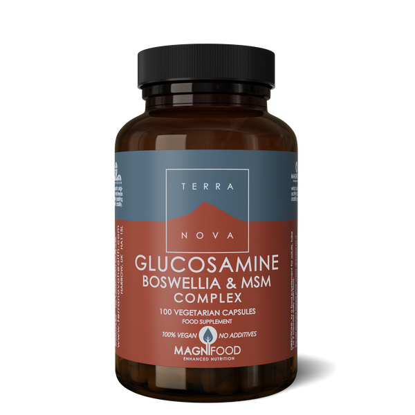Terranova Glucosamine, Boswellia & MSM Complex 100 Capsules