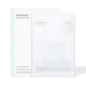 Mixsoon Centella Asiatica Sheet Mask Pack for Irritated & Sensitive Skin 5 x 25g