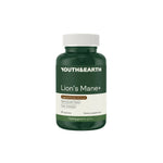 Youth & Earth Lion's Mane+ Nerve Growth Factor 500mg 60 Capsules