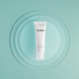 Medik8 Clarity Peptides with a green background
