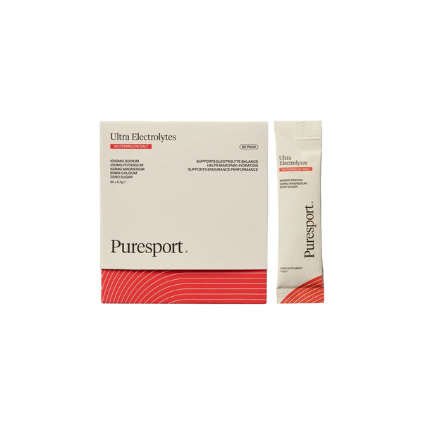 Puresport Ultra Electrolytes packaging on a white background