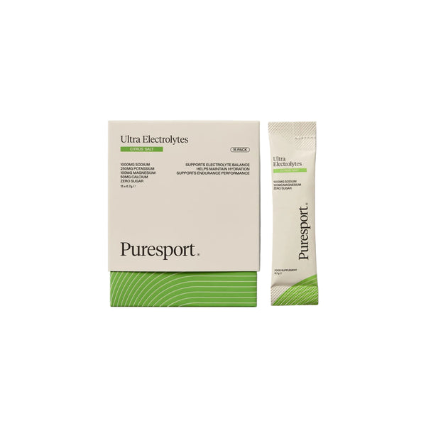 Puresport Ultra Electrolytes packaging on a white background