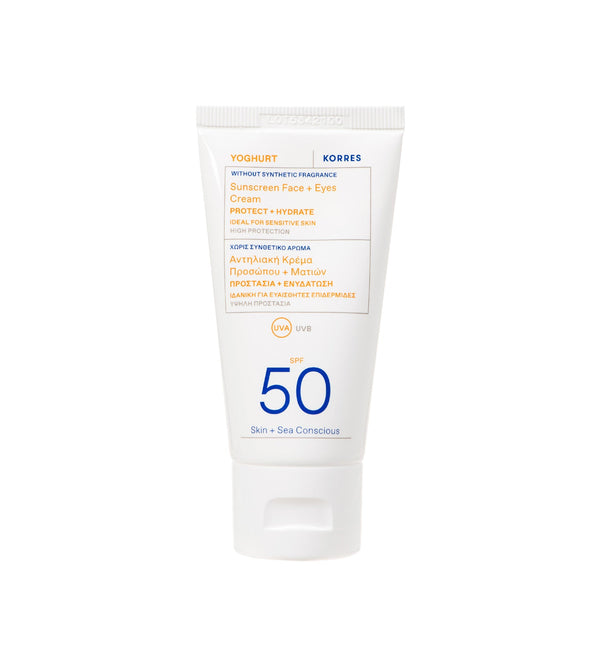 KORRES Yoghurt Unscented Face + Eyes Gel-Cream SPF50 40ml