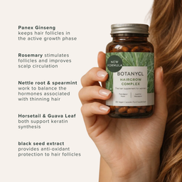 Botanycl Complex Hairgrow Vegan Food Supplement 60 Capsules