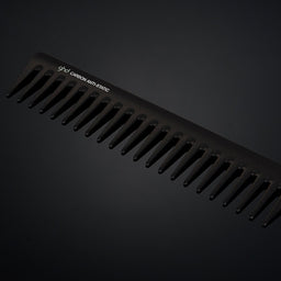 Black comb on a black background