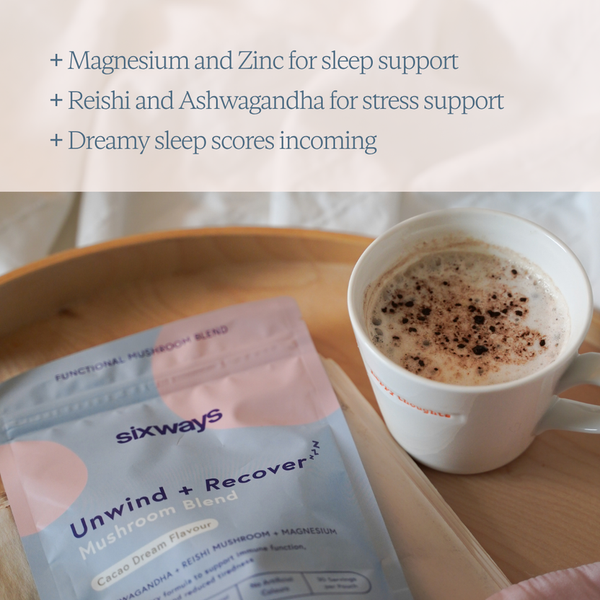 Sixways Unwind + Recover Mushroom Blend
