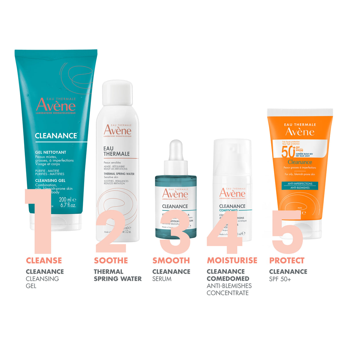 Avène Cleanance Cleansing Gel for Blemish-Prone Skin 200ml