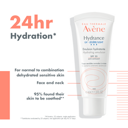 Avène Hydrance Light-UV Hydrating Emulsion SPF30 Moisturiser for Dehydrated Skin 40ml