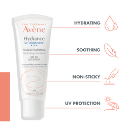 Avène Hydrance Light-UV Hydrating Emulsion SPF30 Moisturiser for Dehydrated Skin 40ml