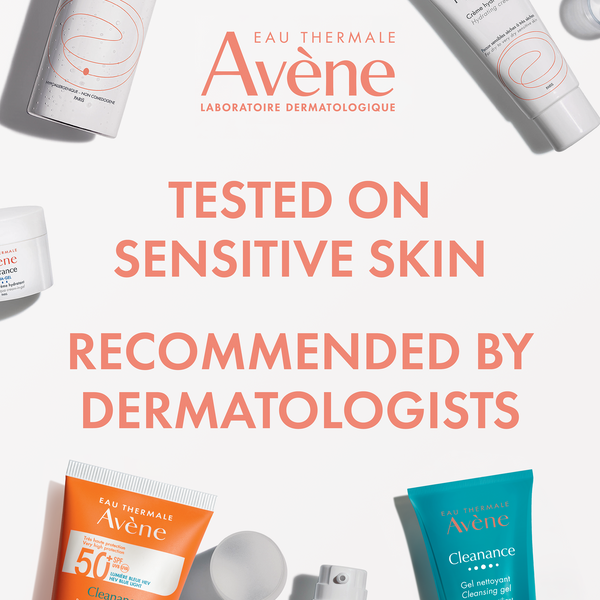 Tested on sensitive skin, recommended by dermatologists