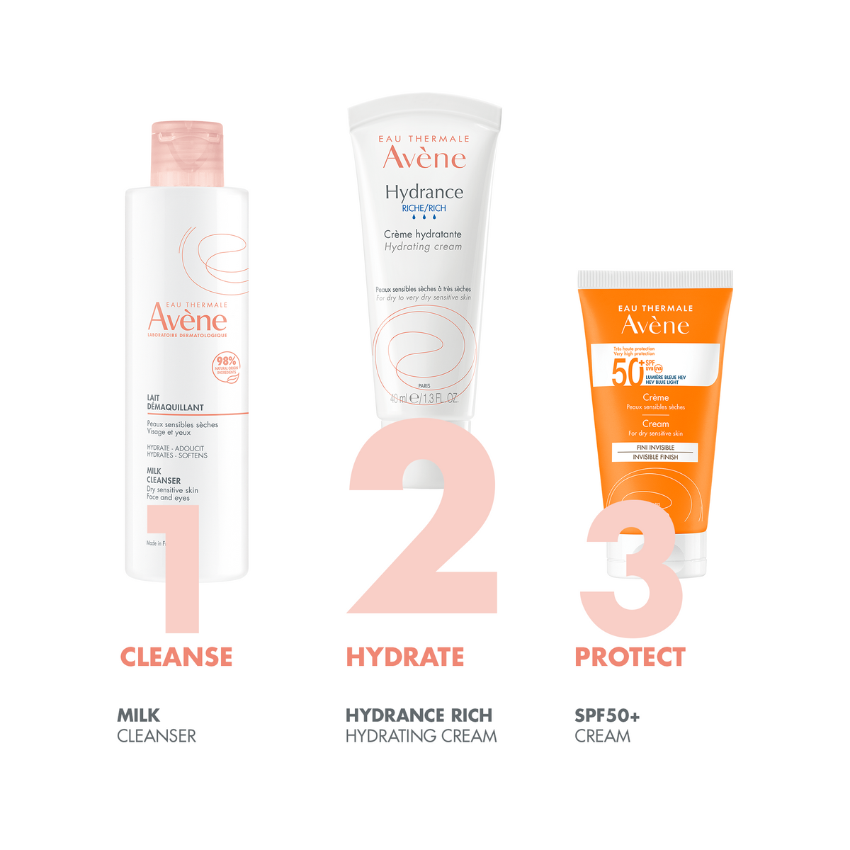 Avène Hydrance Rich Hydrating Cream Moisturiser for Dehydrated Skin 40ml