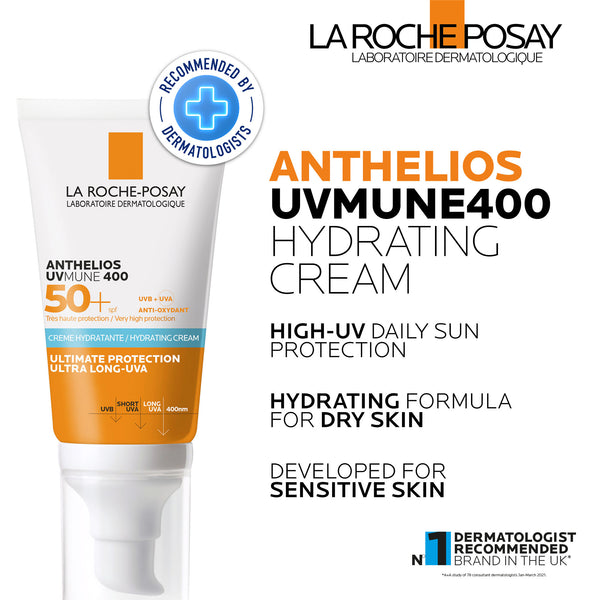 Anthelios hydrating cream SPF50 + LA ROCHE POSAY