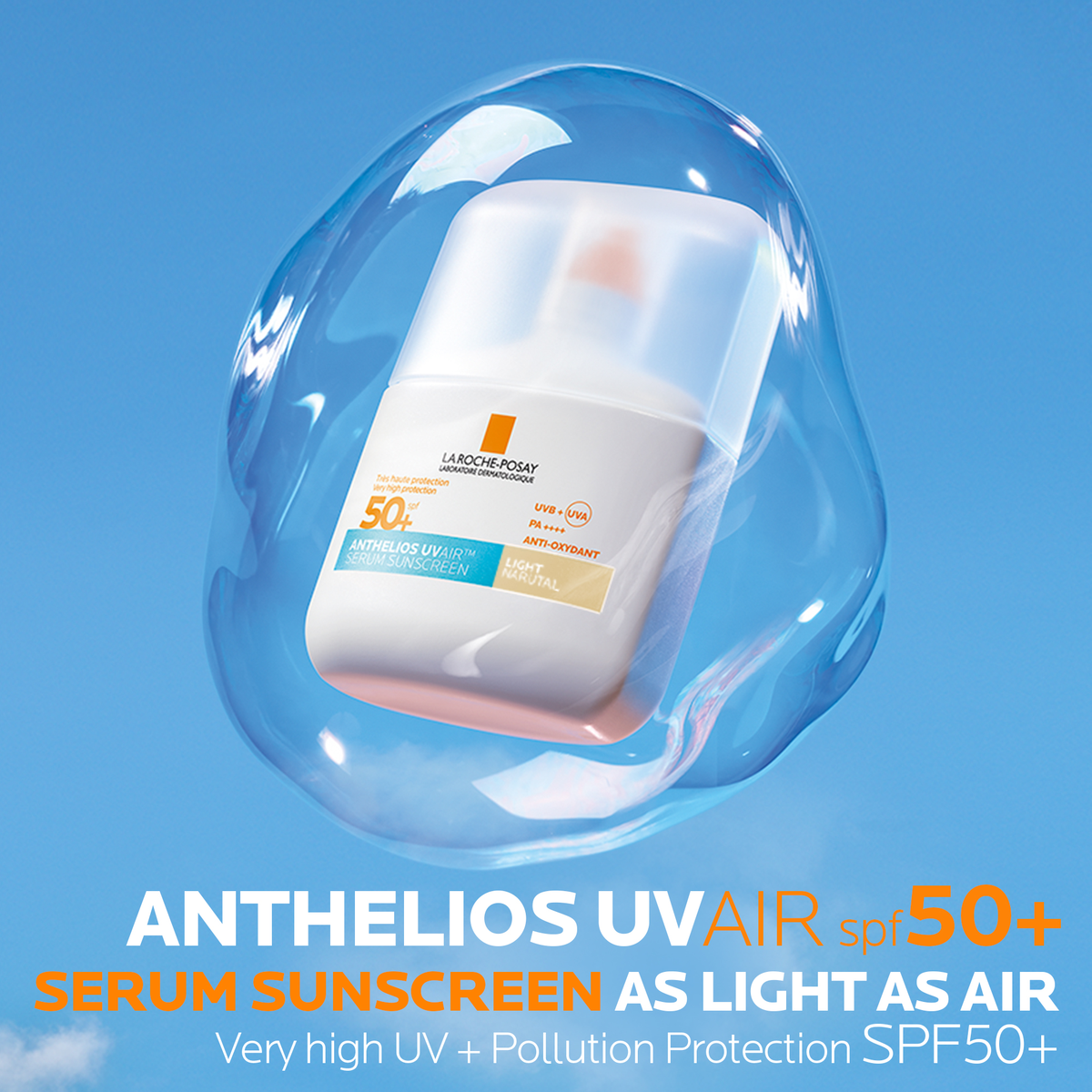 La Roche Posay Anthelios UVAIR Serum Sunscreen SPF50+ Light, 50ml