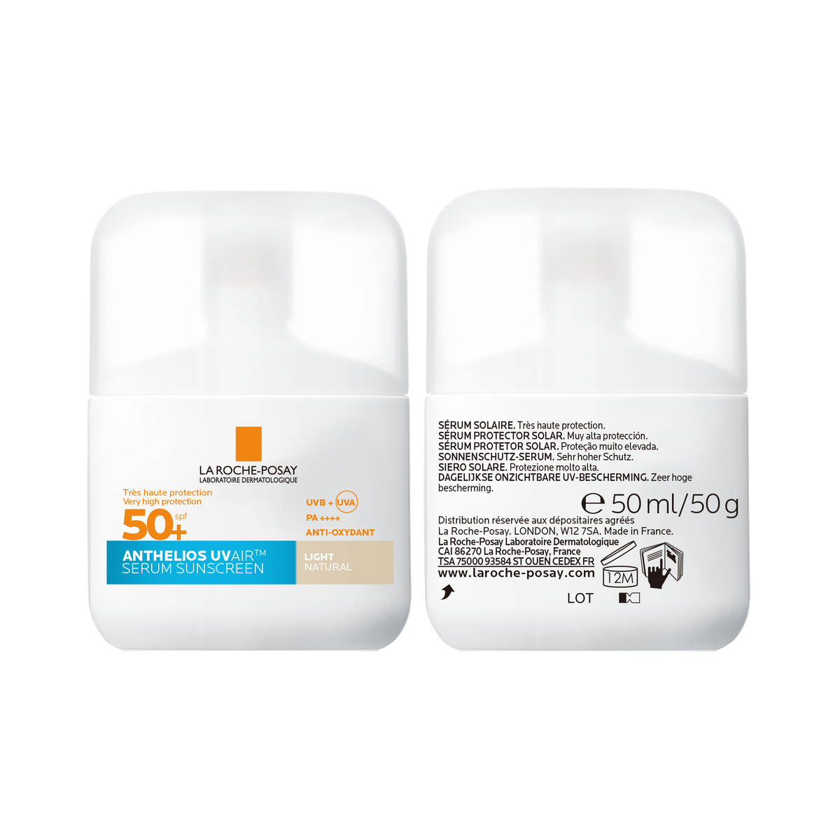 La Roche Posay Anthelios UVAIR Serum Sunscreen SPF50+ Light, 50ml