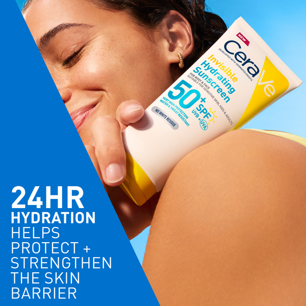 CeraVe Invisible Hydrating Sunscreen Lotion | Face the Future