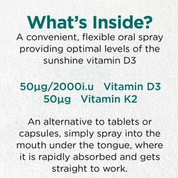 Cytoplan Vitamin D3 + K2 Spray 30ml